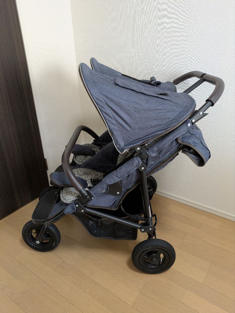 【最終価格】☆エアバギーココダブル　テクスチャーデニム