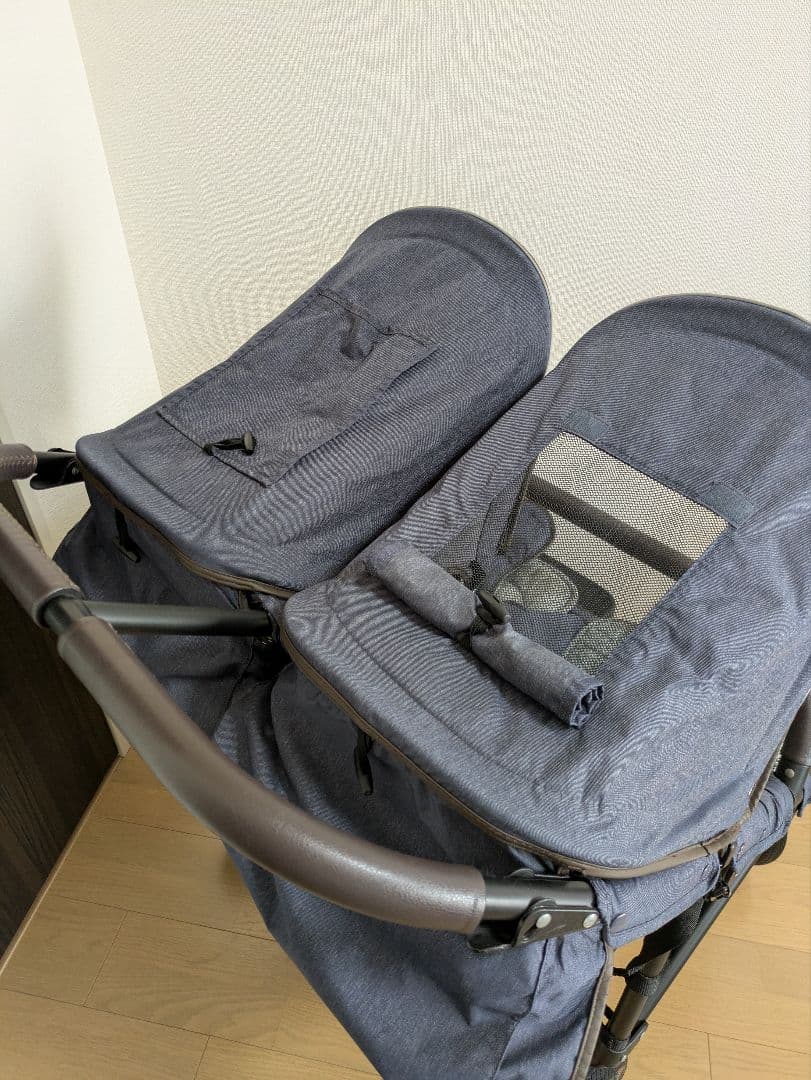 【最終価格】☆エアバギーココダブル　テクスチャーデニム