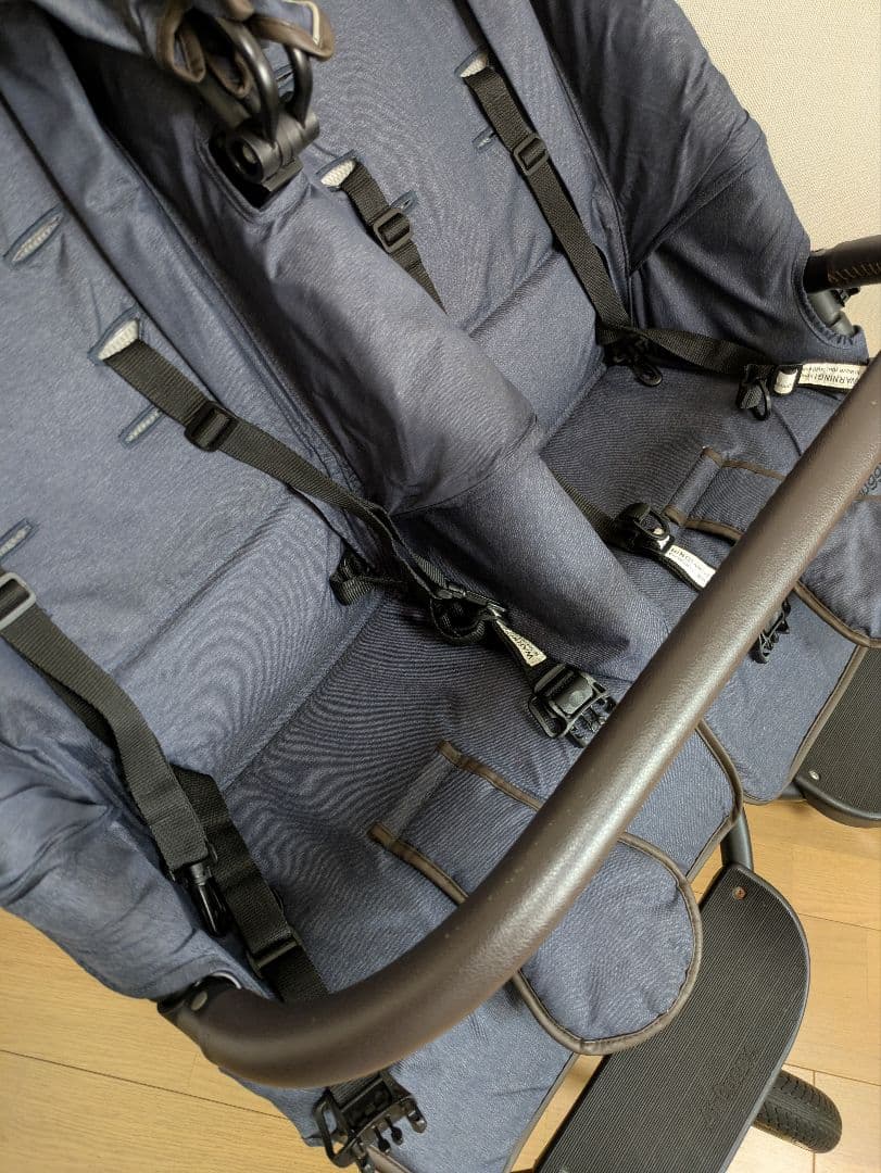 【最終価格】☆エアバギーココダブル　テクスチャーデニム