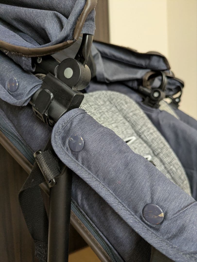 【最終価格】☆エアバギーココダブル　テクスチャーデニム