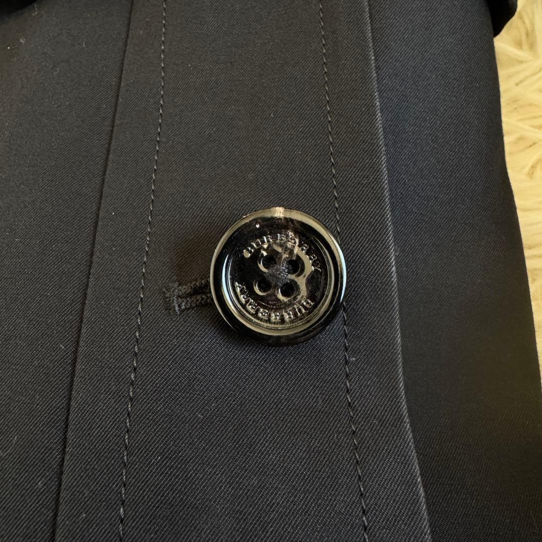 美品　バーバリーロンドン　トレンチコート　ライナー　メガチェック　黒　Lサイズ