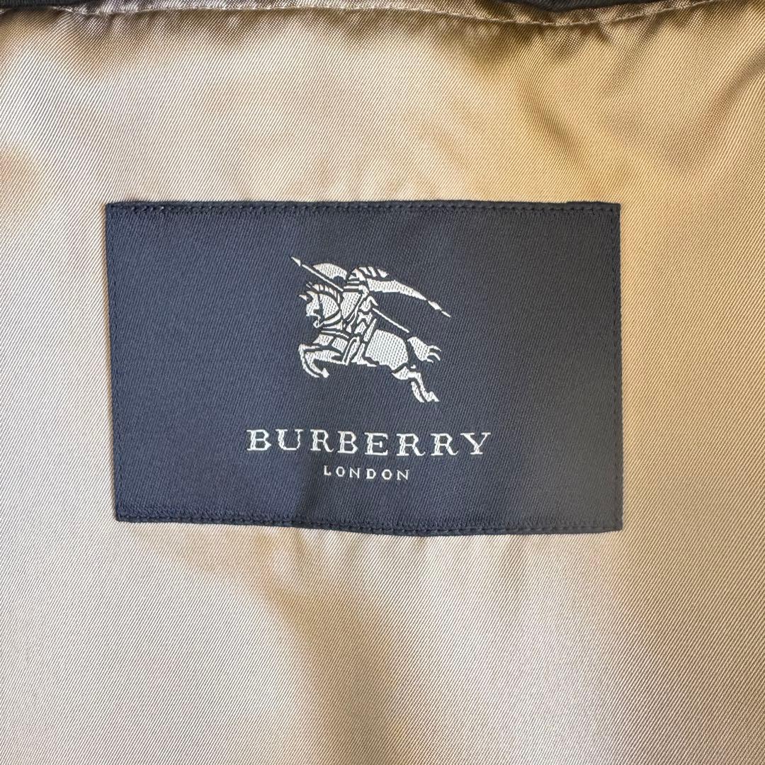 美品　バーバリーロンドン　トレンチコート　ライナー　メガチェック　黒　Lサイズ