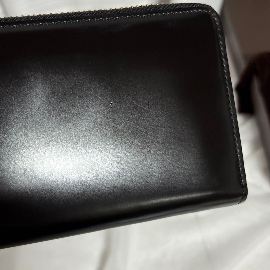 ⭐️未使用級⭐️ココマイスター　コードバン　長財布　ブラック　ラウンドファスナー