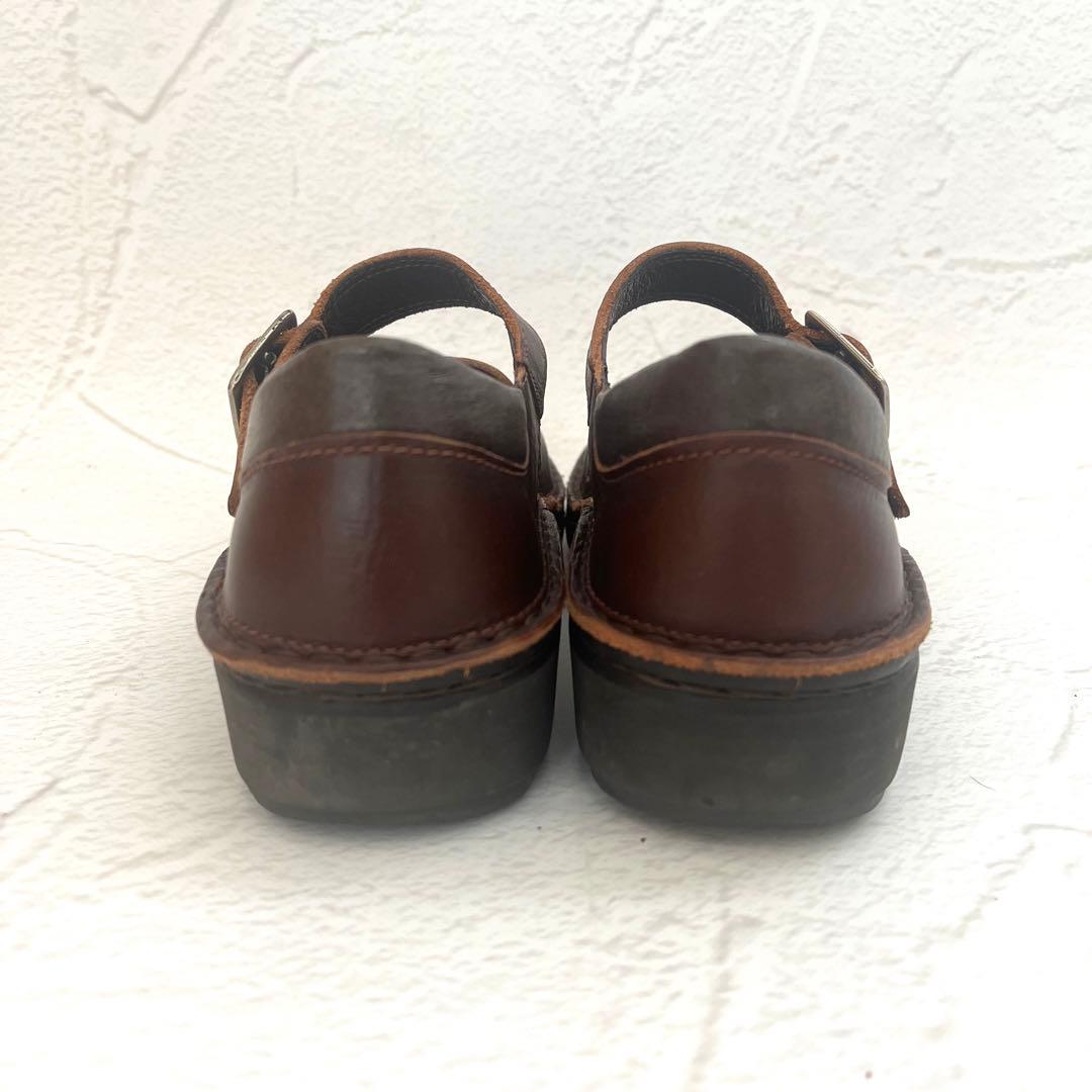 NAOTO ナオト オルガ レザーコンフォートシューズ ブラウン 37