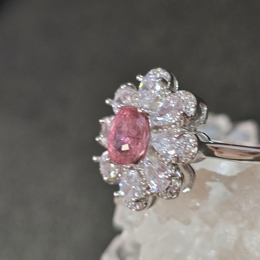 ピンクトルマリン　リング　ピンクトルマリン　指輪