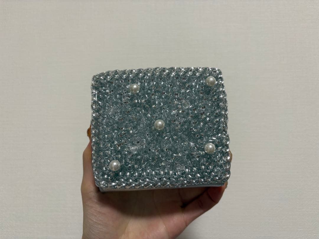 アンテプリマ ミスクリオパールⅡ/ウォレット/シルバー