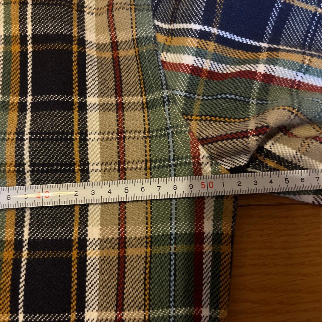 ウエスWEAR WELL チェック柄ネルシャツ