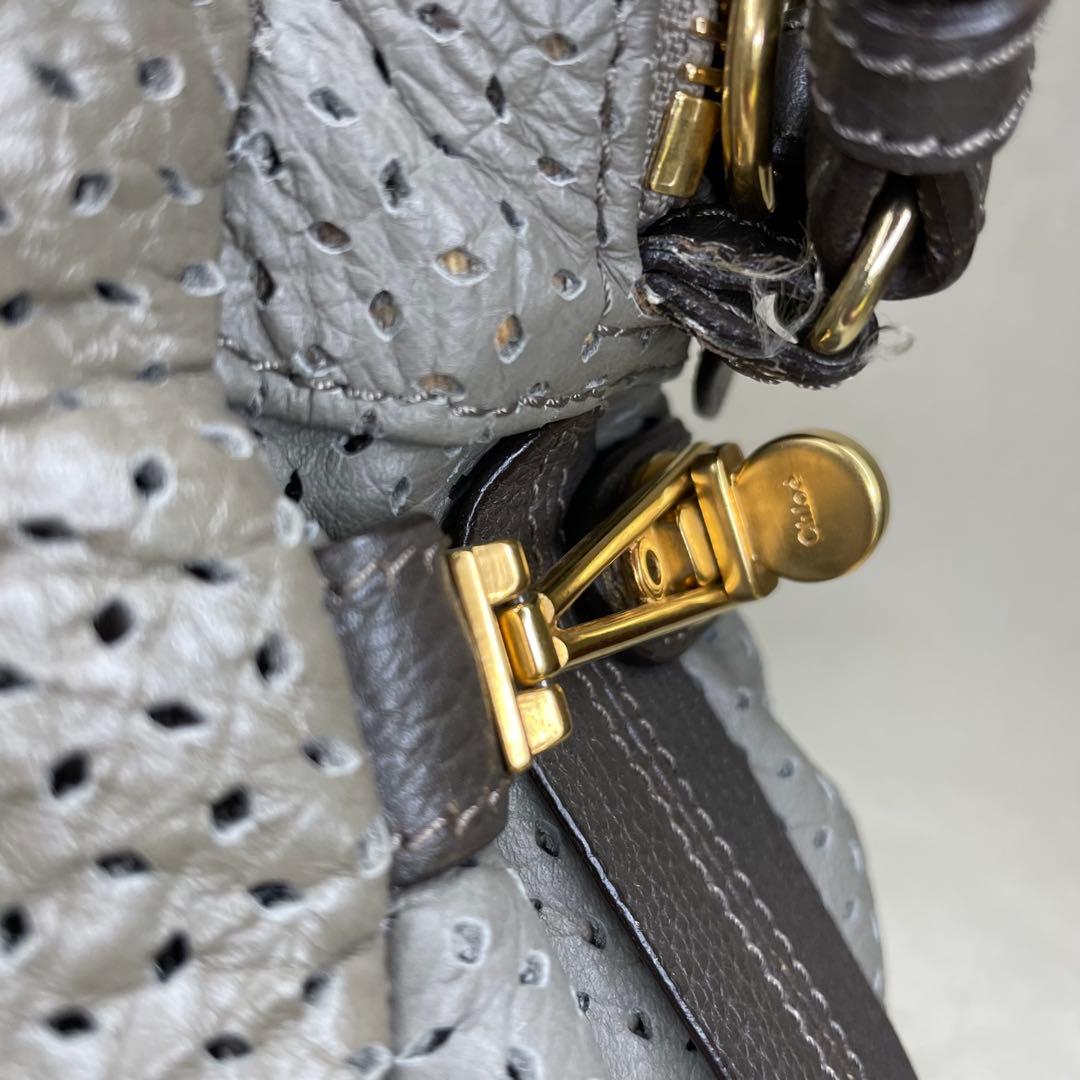 希少Chloe クロエ 2way パラティ ショルダーバッグ パンチング Y2K