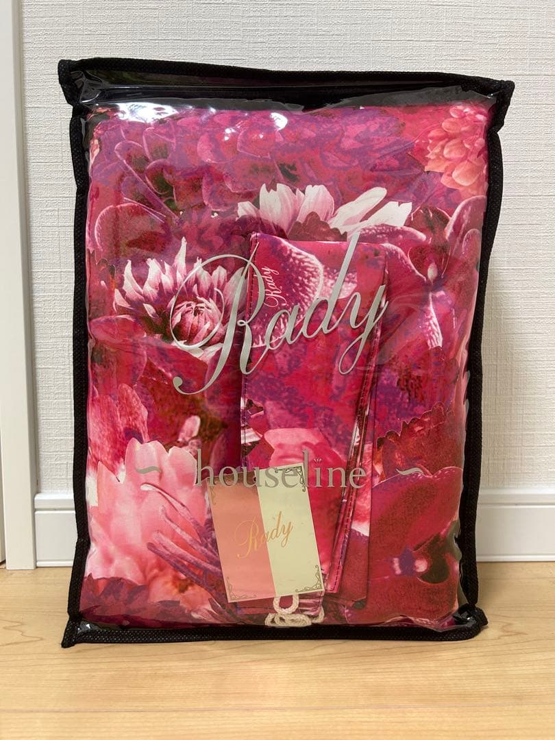 Rady リゾートフラワー遮光カーテン　ブラック100×200サイズ　値段交渉可