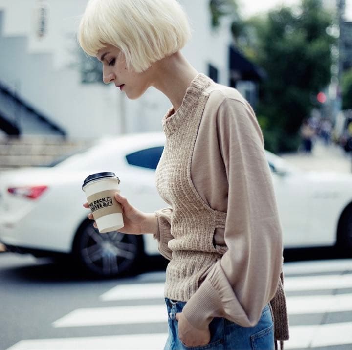 amerivintage◆VERIOUS GAUGE KNIT