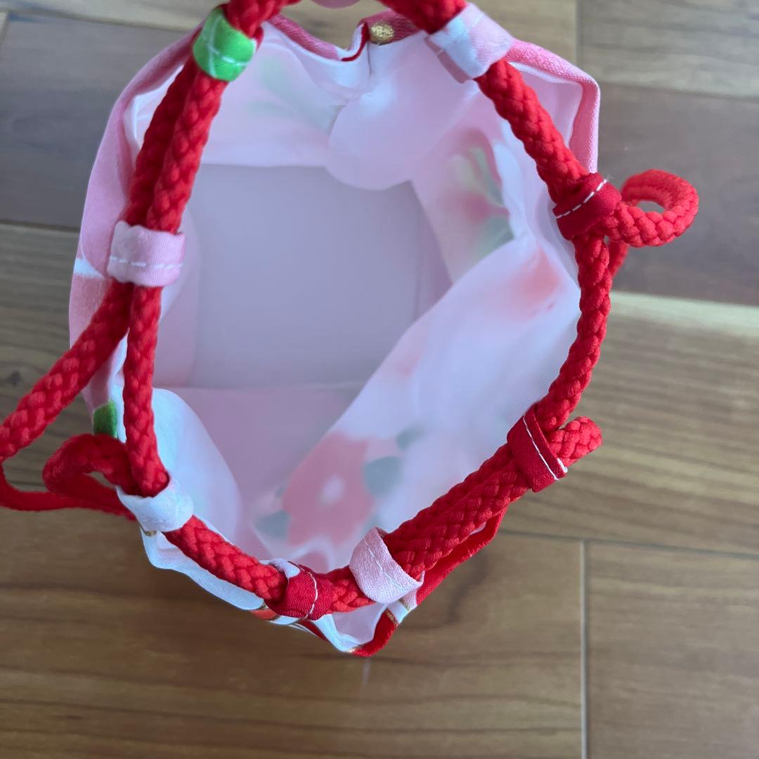 七五三 着物 3歳 女の子 被布セット 京都花ひめ 赤地着物