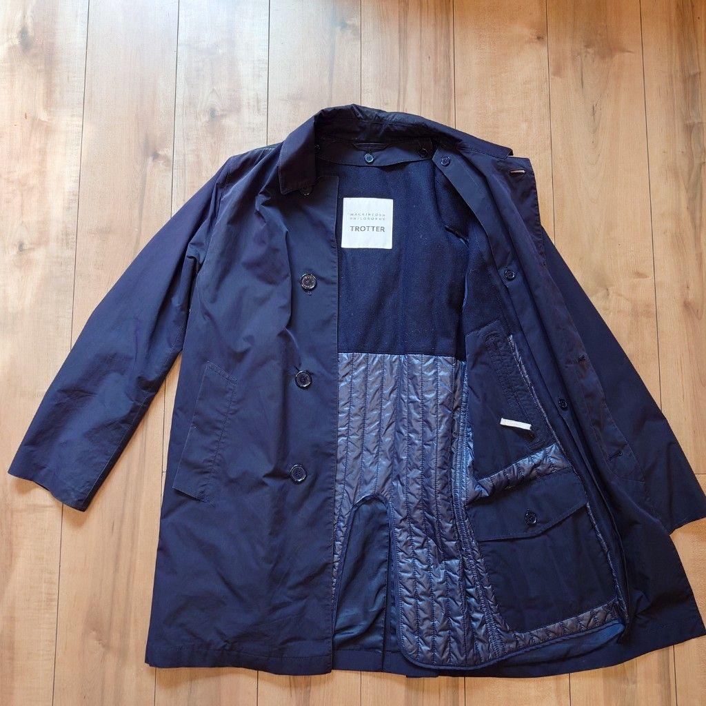 マッキントッシュフィロソフィー ライナー付き ステンカラーコート トロッター M