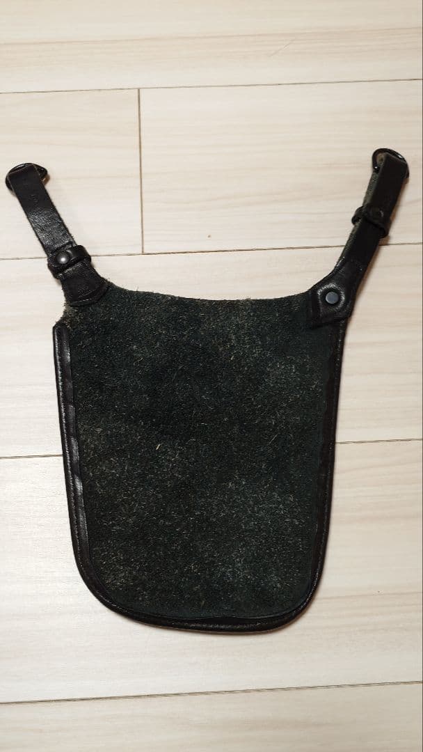 BACKLASH ブラックレザーウエストバッグ