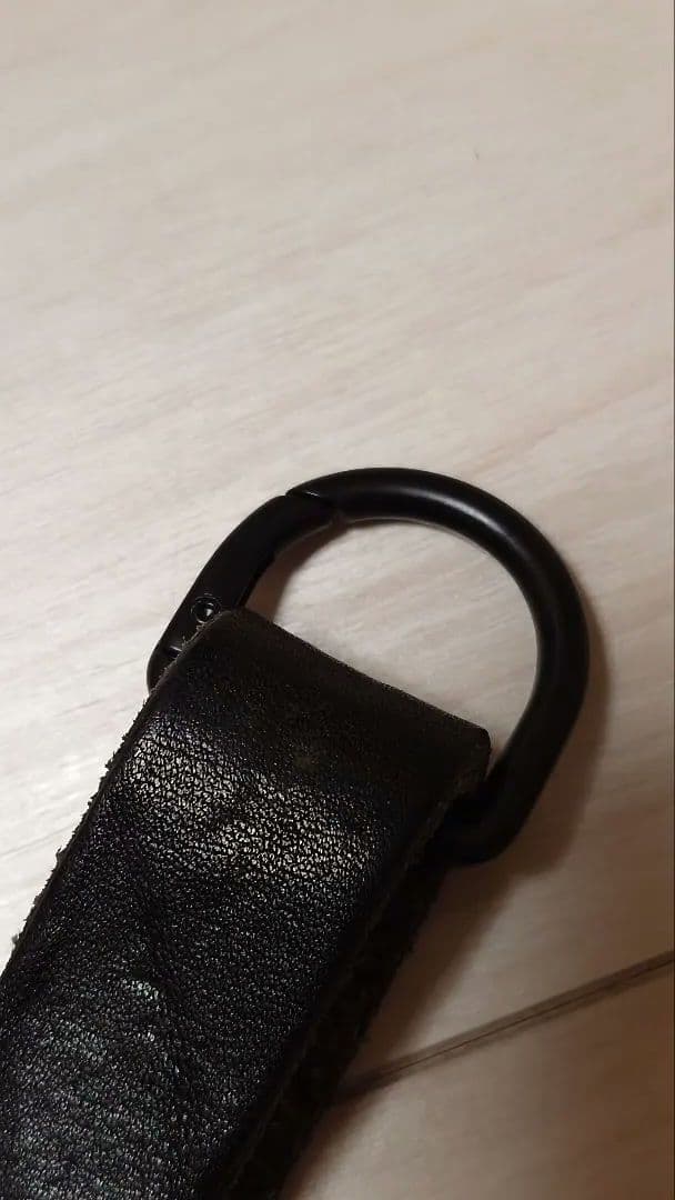 BACKLASH ブラックレザーウエストバッグ