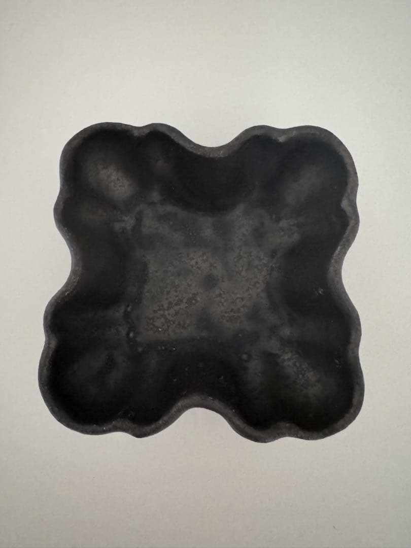 【安福由美子さん】錆F深小鉢(1枚)＋錆木瓜深豆皿(2枚)