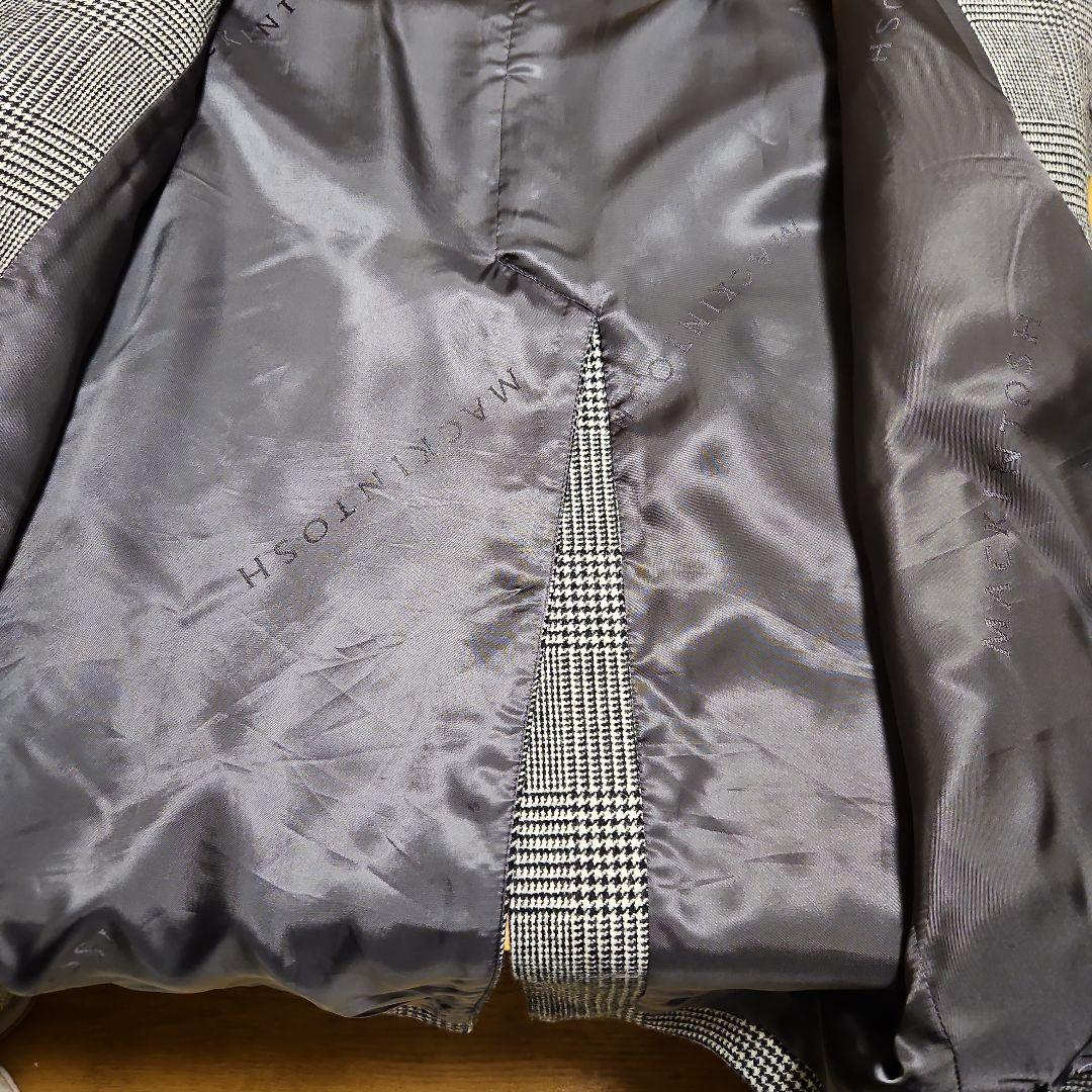 【新品未使用】英国製マッキントッシュ　ウールトレンチコートS34定価約18万円