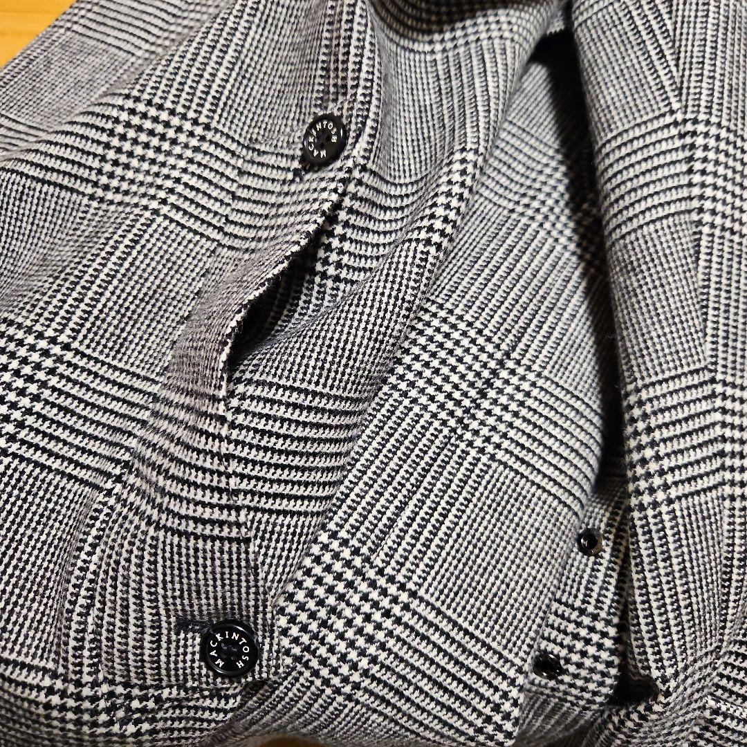 【新品未使用】英国製マッキントッシュ　ウールトレンチコートS34定価約18万円