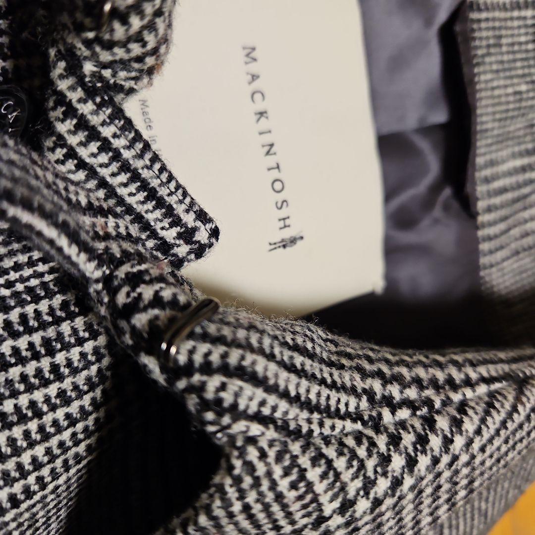 【新品未使用】英国製マッキントッシュ　ウールトレンチコートS34定価約18万円