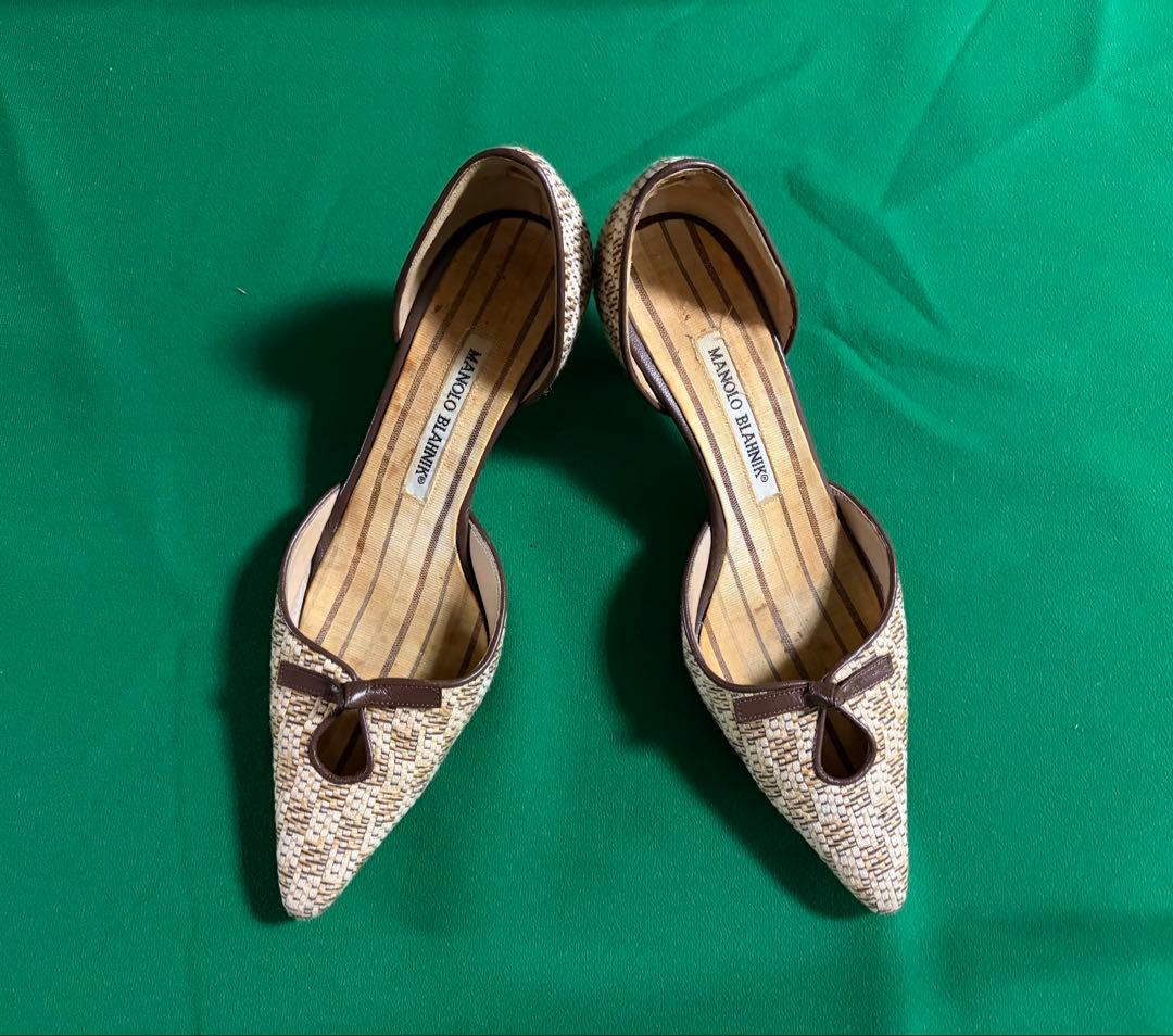 MANOLO BLAHNIK パンプス 36 ヒール5cm マノロブラニク