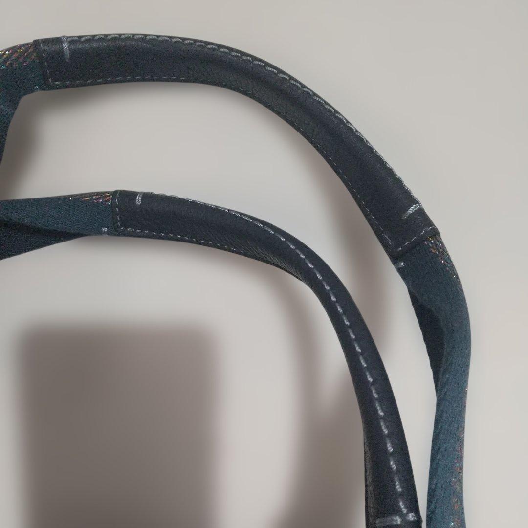 期間限定値下げ COACH デニム花柄トートバッグ 91049