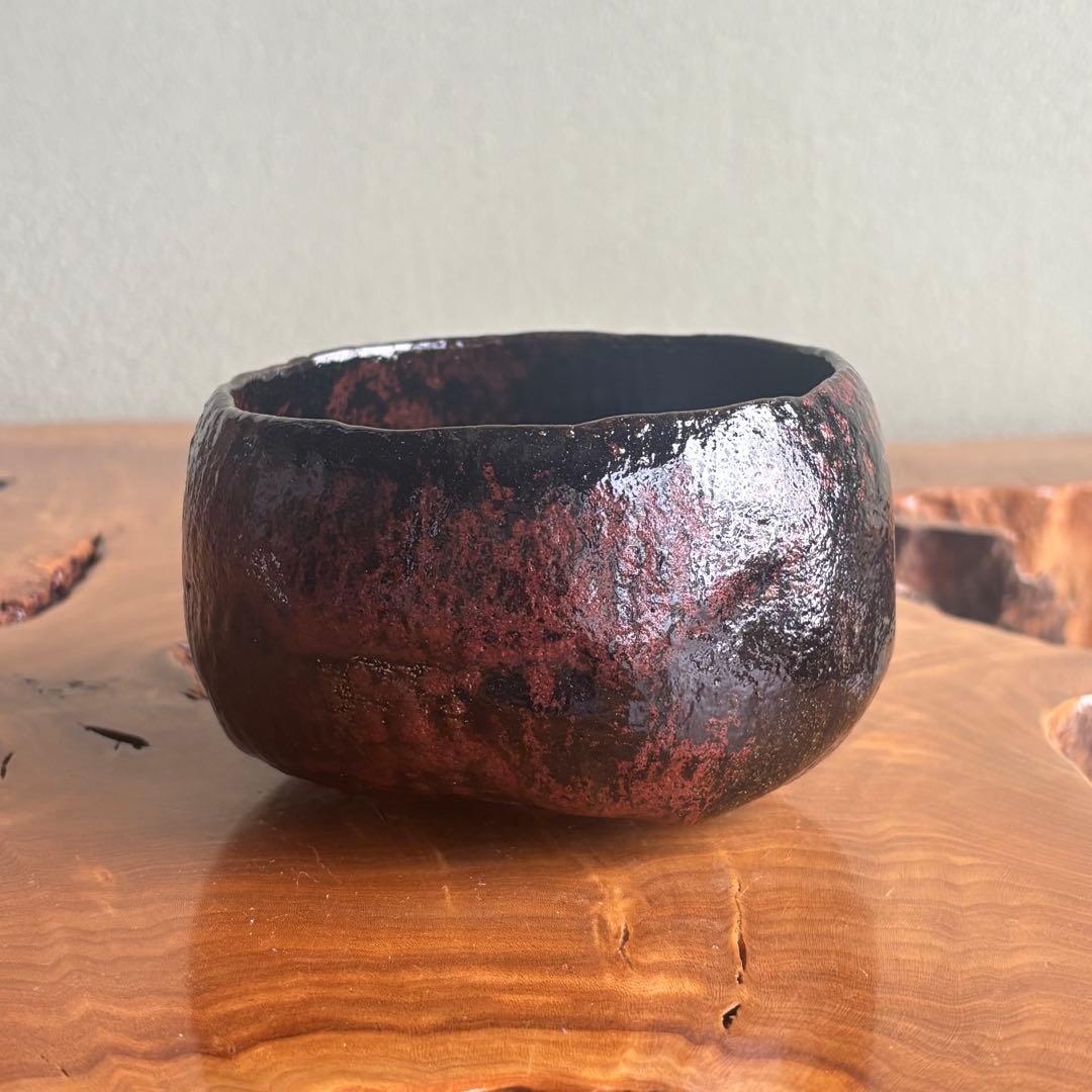 佐々木昭楽 光悦紙屋写茶碗 楽焼 抹茶碗 茶道具