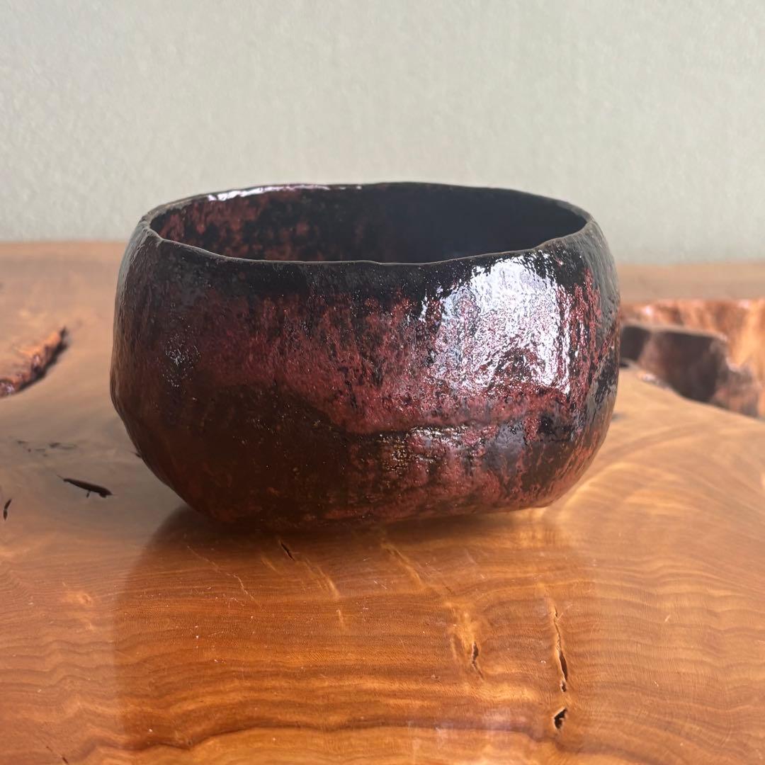 佐々木昭楽 光悦紙屋写茶碗 楽焼 抹茶碗 茶道具