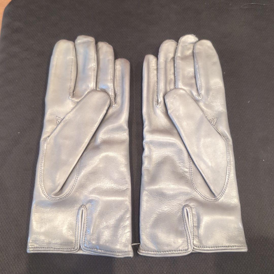 【新品未使用 】Sermoneta レザー手袋 8.5 グレー