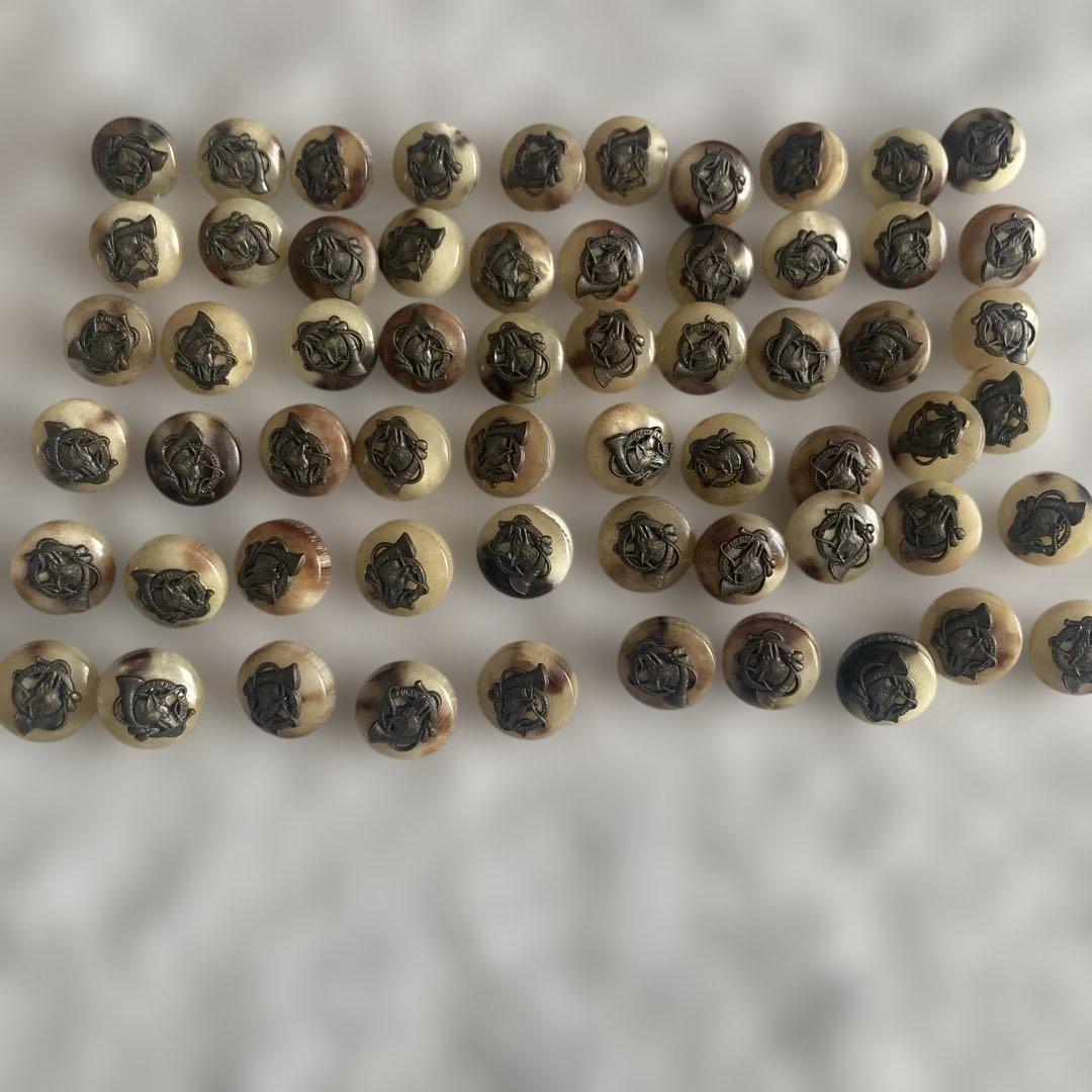 アンティーク風ボタン　1.25cm 60個