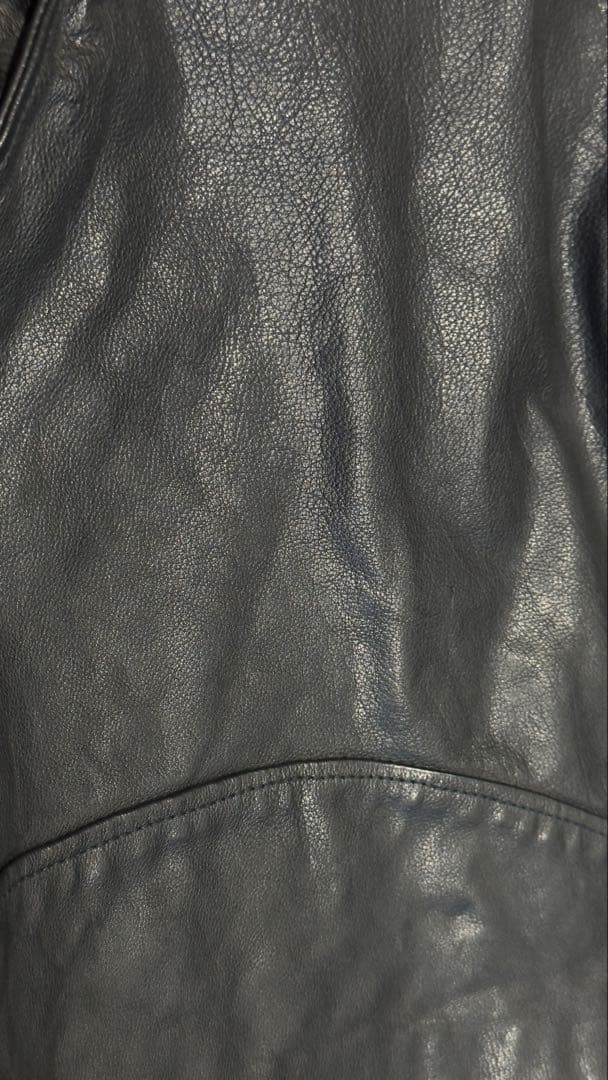 美品『オールセインツ』ダブルライダースジャケット/羊革/ベルト/UK8/黒