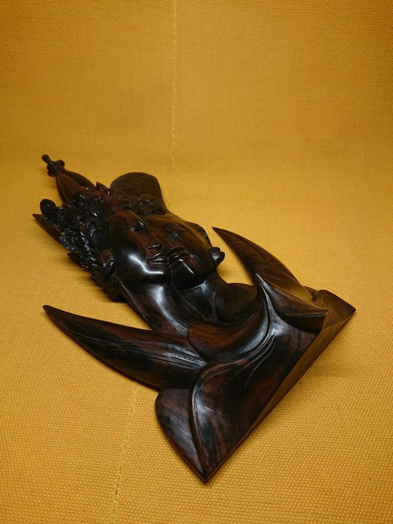 人形　木彫　彫像　オブジェ　置物　インテリア　工芸品　美術品　A1402