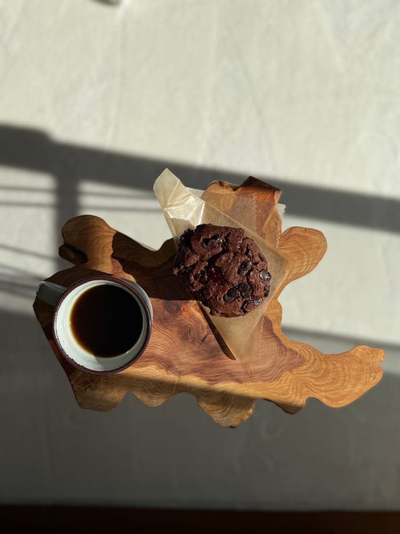 ミニ　コーヒーテーブル　サイドテーブル　天然木　カフェテーブル(k005)