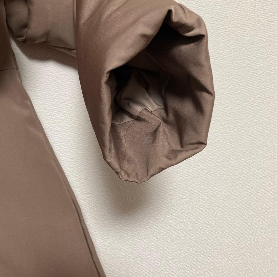 美品★ ダウンコート ロング モカ ブラウン M-PREMIER エムプルミエ