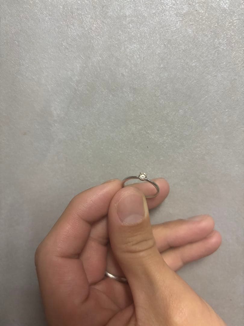 Pt900 一粒ダイヤモンドリング 11号｜婚約指輪 シンプルリング プラチナ