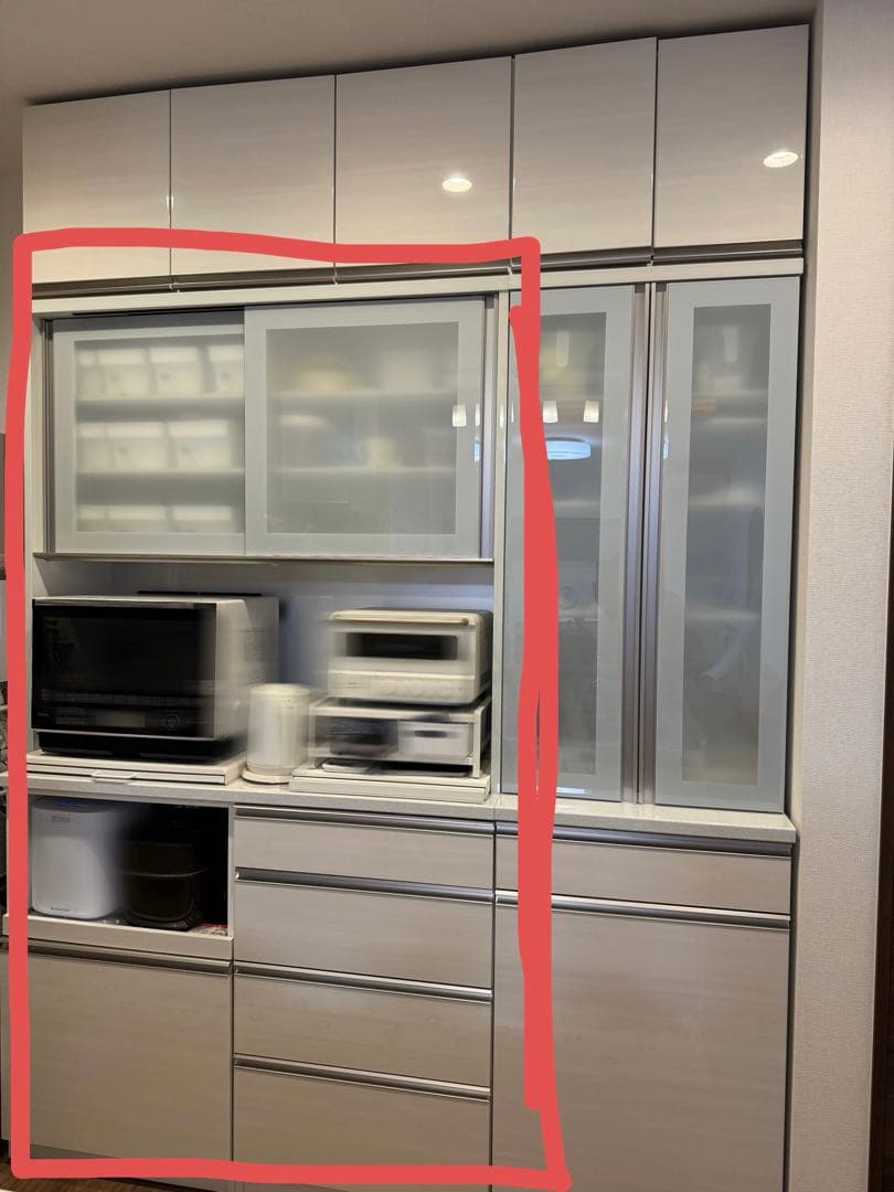 東京インテリア　食器棚　キッチンボード　オーダー　　カップボード　直接引き取り可