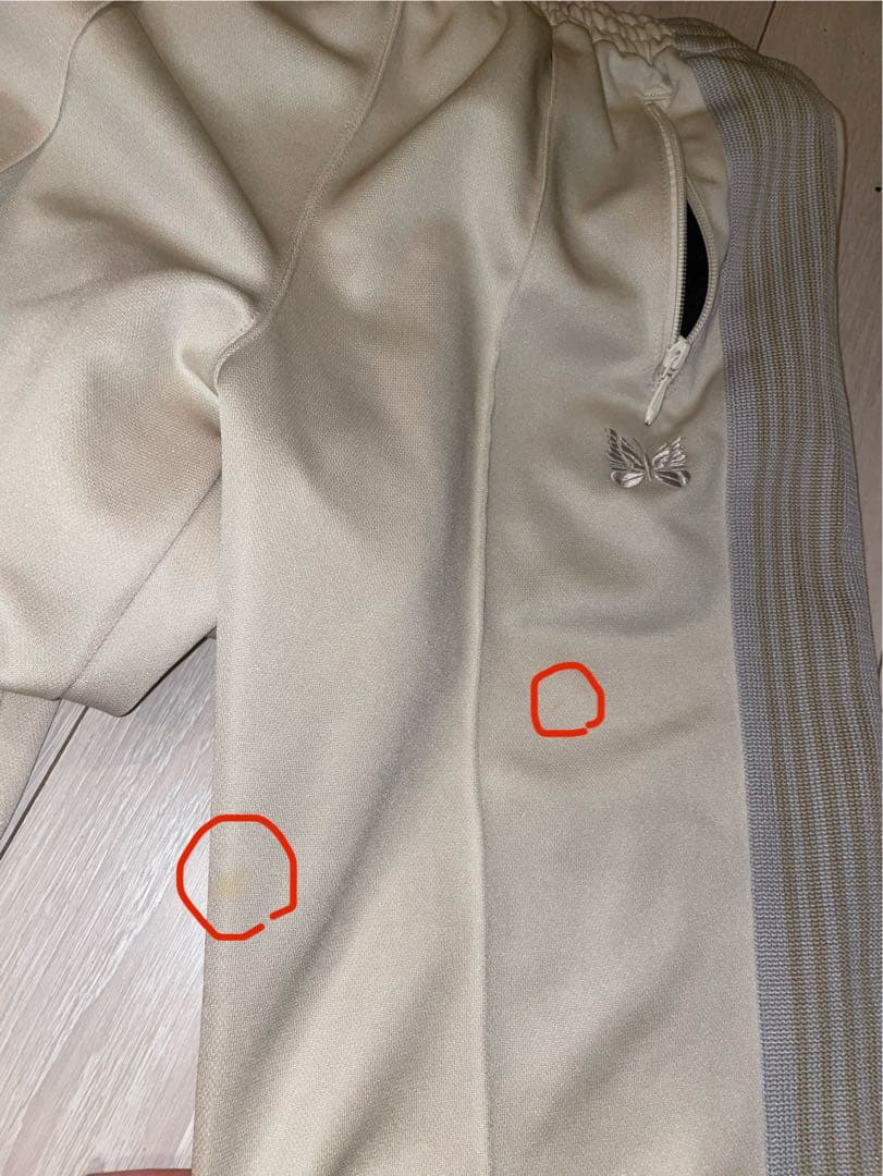 Needles ジャージ　セットアップ　白