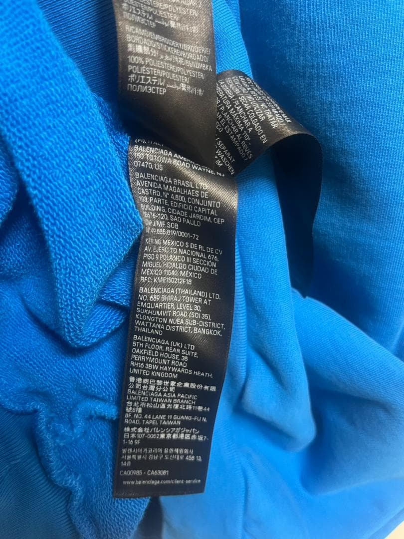 バレンシアガ 25SS バスケットボール刺繍デザインパーカー