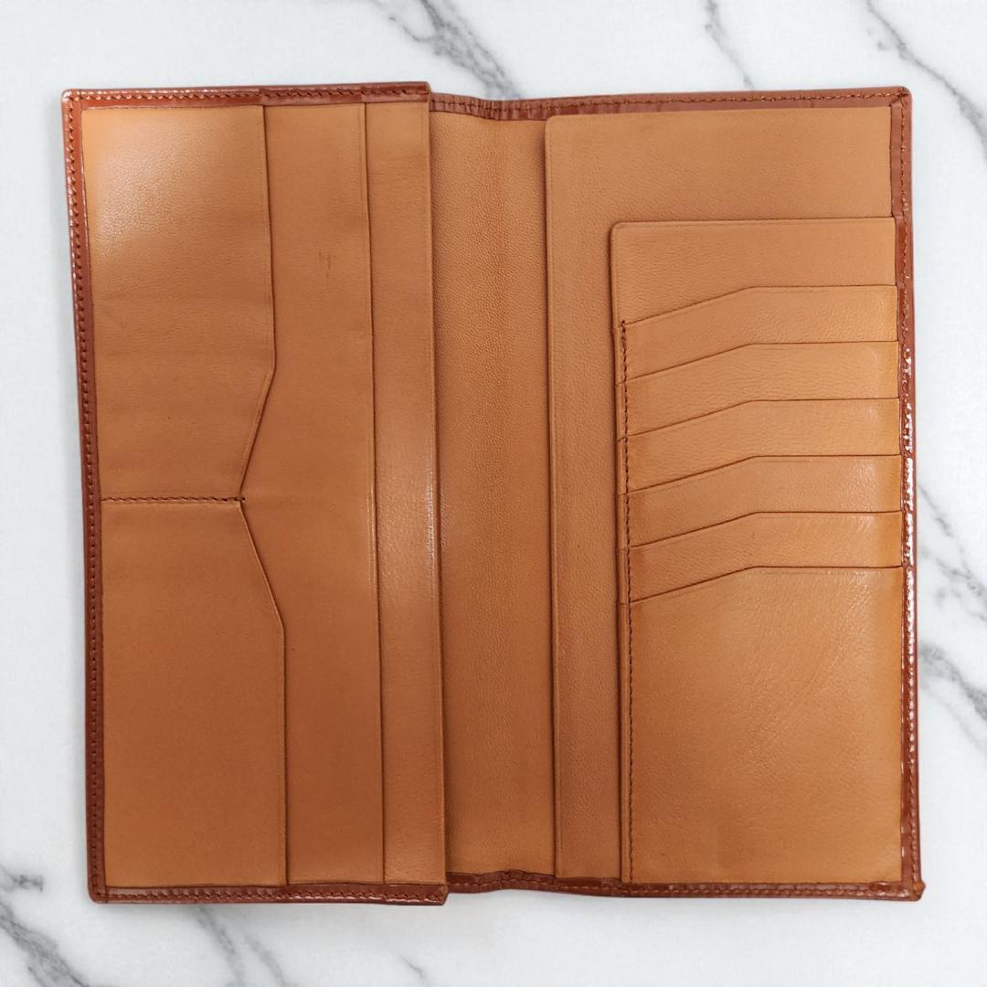 【レオじい】ロエベ 長財布 アナグラム ブラウン系 箱付 ユニセックス