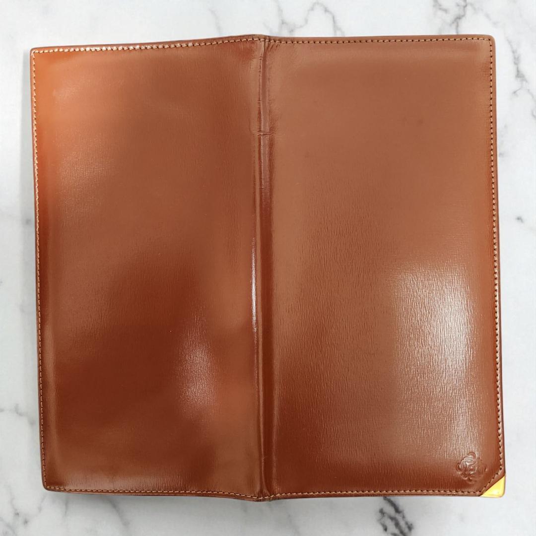 【レオじい】ロエベ 長財布 アナグラム ブラウン系 箱付 ユニセックス