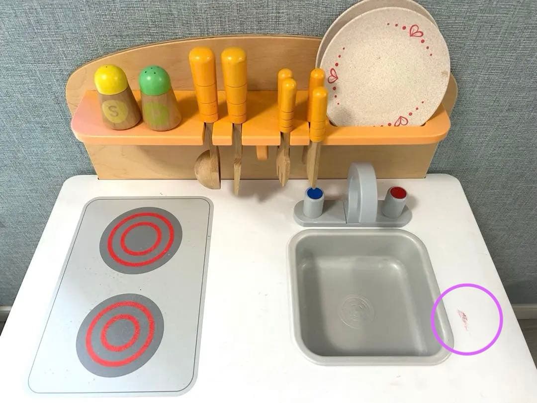 hape ハペ　キッチン　おままごと　木製キッチン　ドイツ製　知育玩具