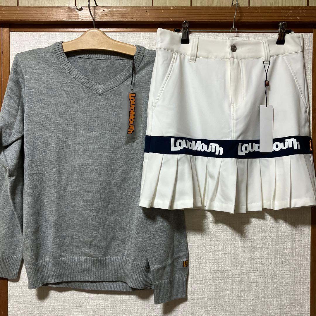 値下げ　新品　ラウドマウス スカート　ニット