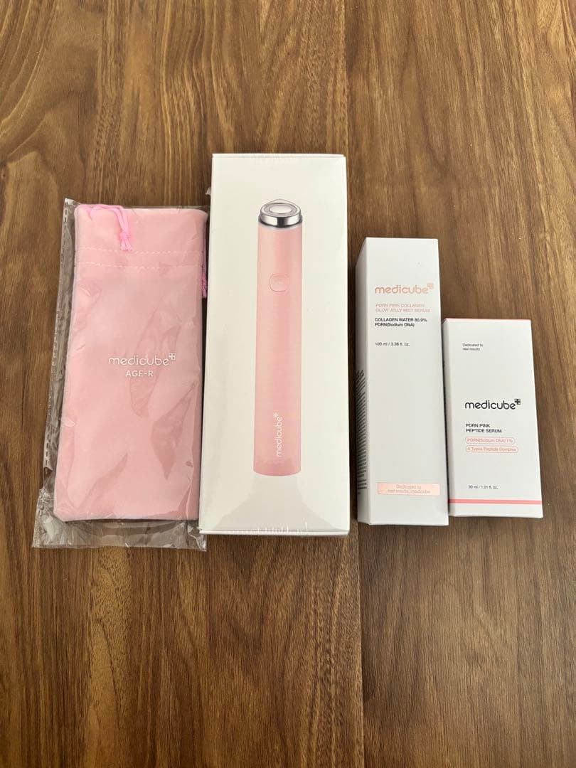 新品未開封　メディキューブ AGE-Rブースタープロ ミニ ピンク　セラムセット