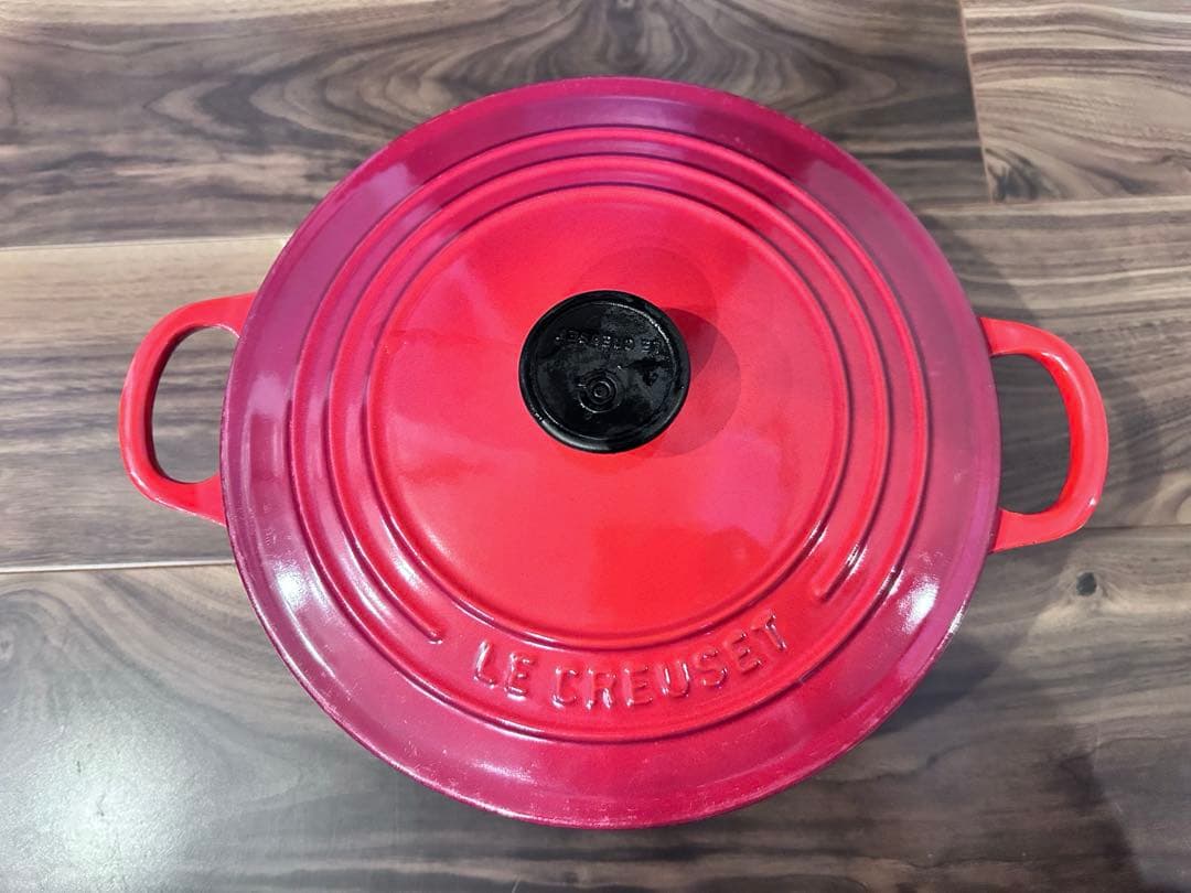 Le Creuset 赤いホーロー鍋 大