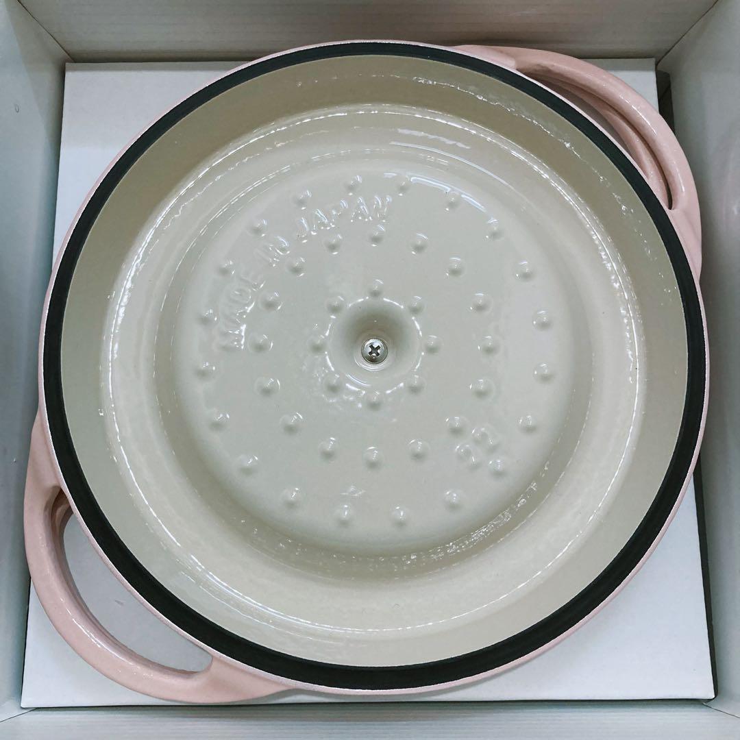 新品未使用♡VERMICULARE オーブンポット ラウンド 22 パールピンク