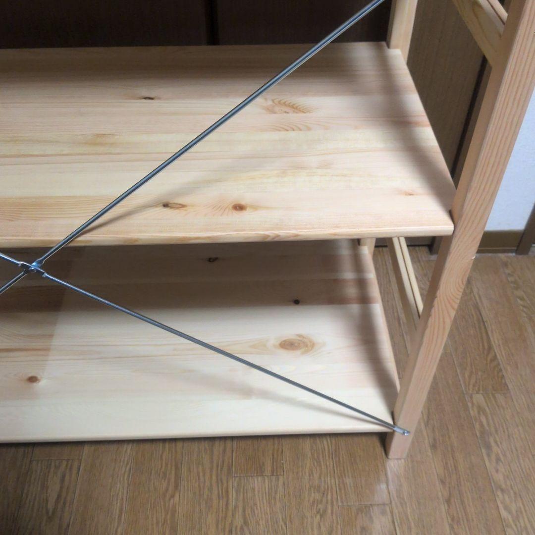MUJI 無印良品　パイン材ユニットシェルフ 4段