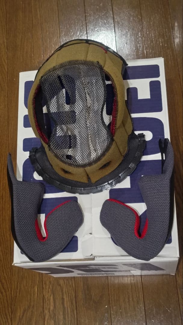 ジェットヘル　J-FORCE IV BRILLER　RED/WHITE　Lサイズ