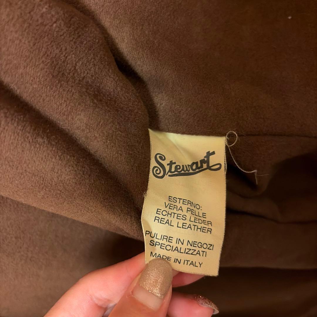 Stewart バッファローレザー ジャケット Lサイズ　イタリア