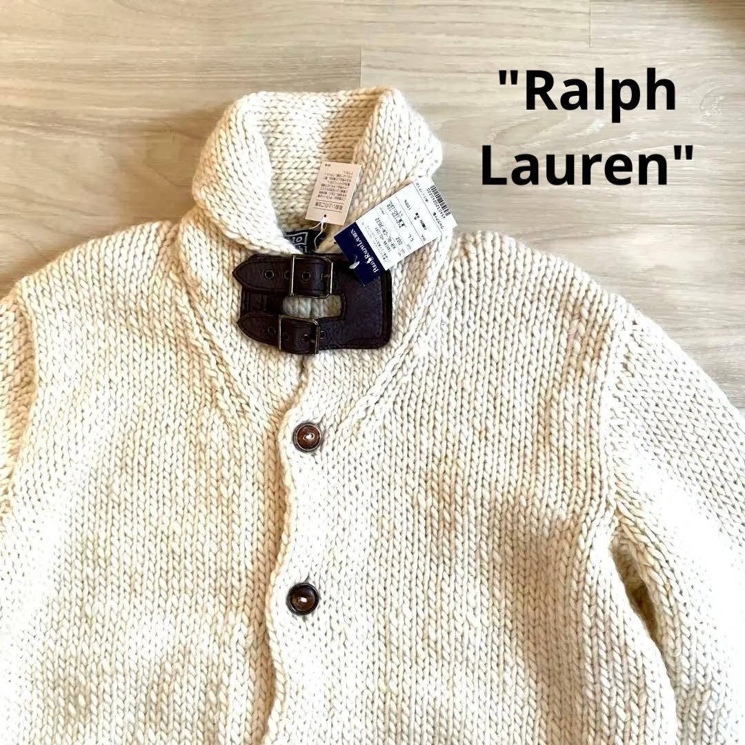 Ralph Lauren ハンドニット　ショール　カーディガン　vintage