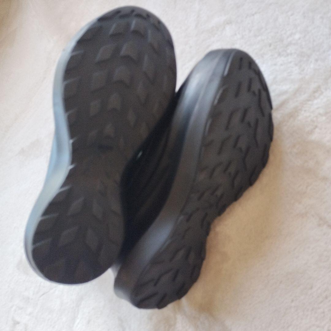 PRIDE 2024Sneakers ブラックMサイズレザー厚底メッシュレザー