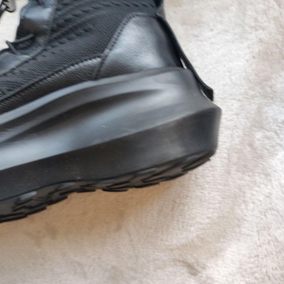 PRIDE 2024Sneakers ブラックMサイズレザー厚底メッシュレザー