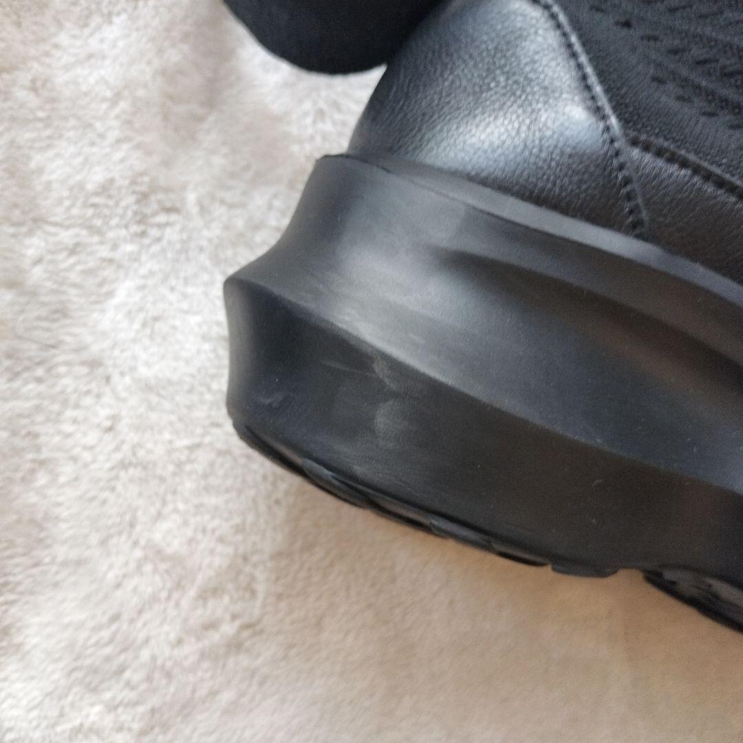 PRIDE 2024Sneakers ブラックMサイズレザー厚底メッシュレザー